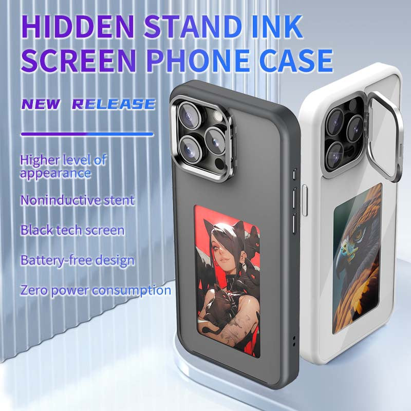 Smart Display iPhone Case - NFC Projection Technology with Ink Screen