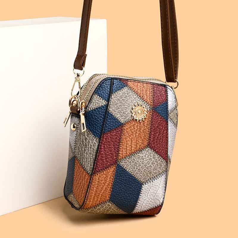 Vertical Mobile Phone Bag | Compact Crossbody Purse for Women