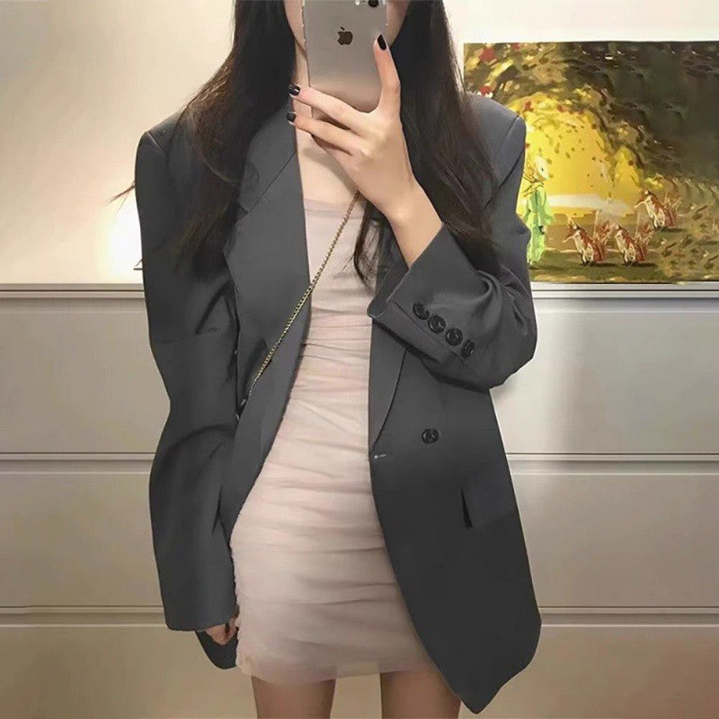 Women's Black Suit Jacket - Stylish Professional Blazer