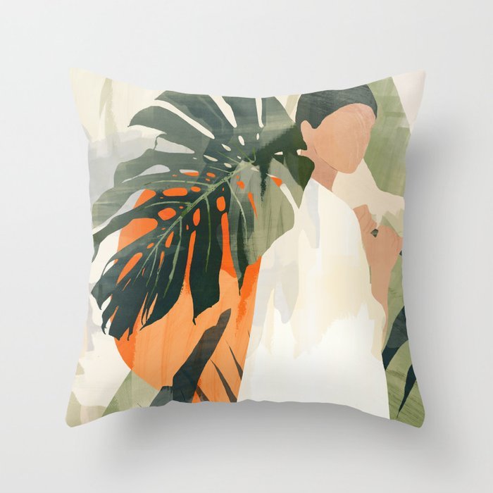 Abstract Geometric Portrait Pillowcase - Modern Art Home Sofa Cushion Pillow Cover