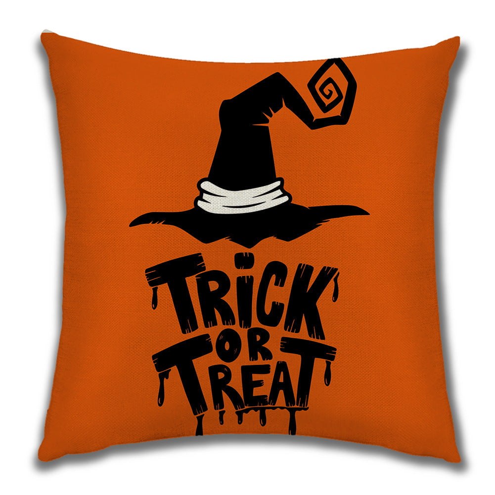 Cartoon Pumpkin Castle Sofa Cushion Cushion Pillowcase