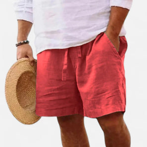 Men's Fashion Personality Cotton Hemp Shorts - Casual Summer Comfort