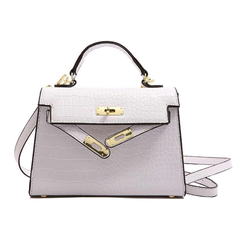 Women's Square Shoulder Bag - Classic PU Leather Handbag
