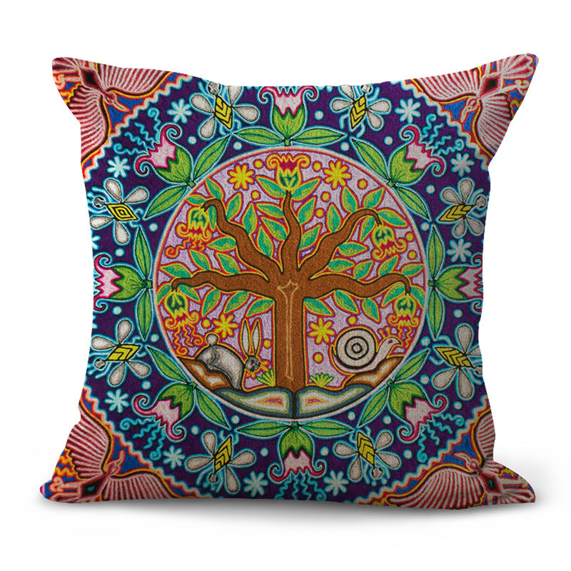 Pattern Pastoral Plaid Sofa Cushion Pillowcase