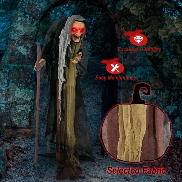 Halloween Witch Prop Decoration - Premium Display Piece