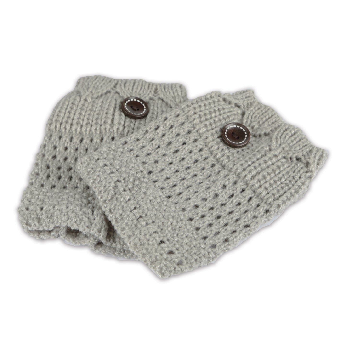 Women's Winter Crochet Knit Leg Warmers - 1 Pair