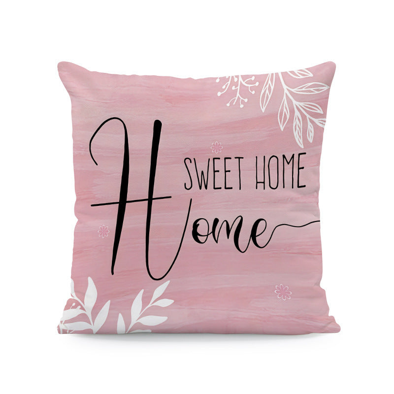 Ink-painting Plum Blossom Yellow Flower Sofa Cushion Cover Without Pillow Core