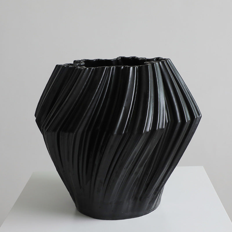 Premium Ceramic Art Vase - Soft Decoration Home Craft Centerpiece