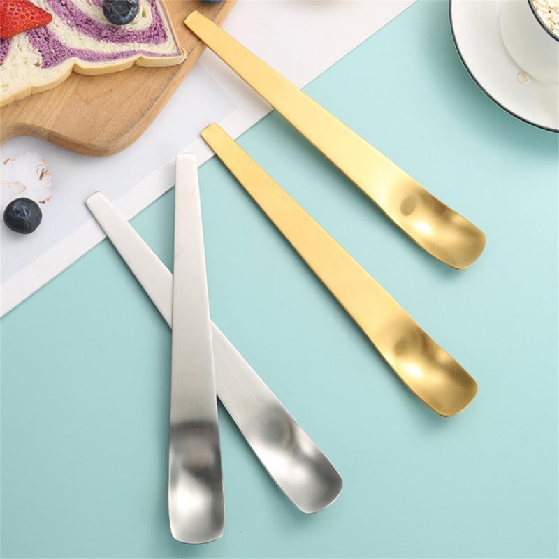 Stainless Steel Coffee Spoon - Golden Dessert & Ice Cream Spoon