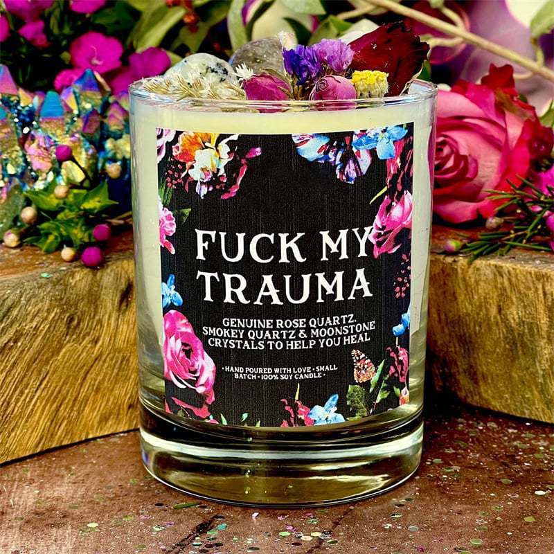 Premium Soy Wax Anxiety Relief Candle - Modern Art Home Decoration