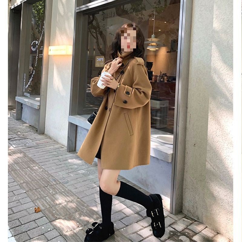 Women's Wool Cape Coat