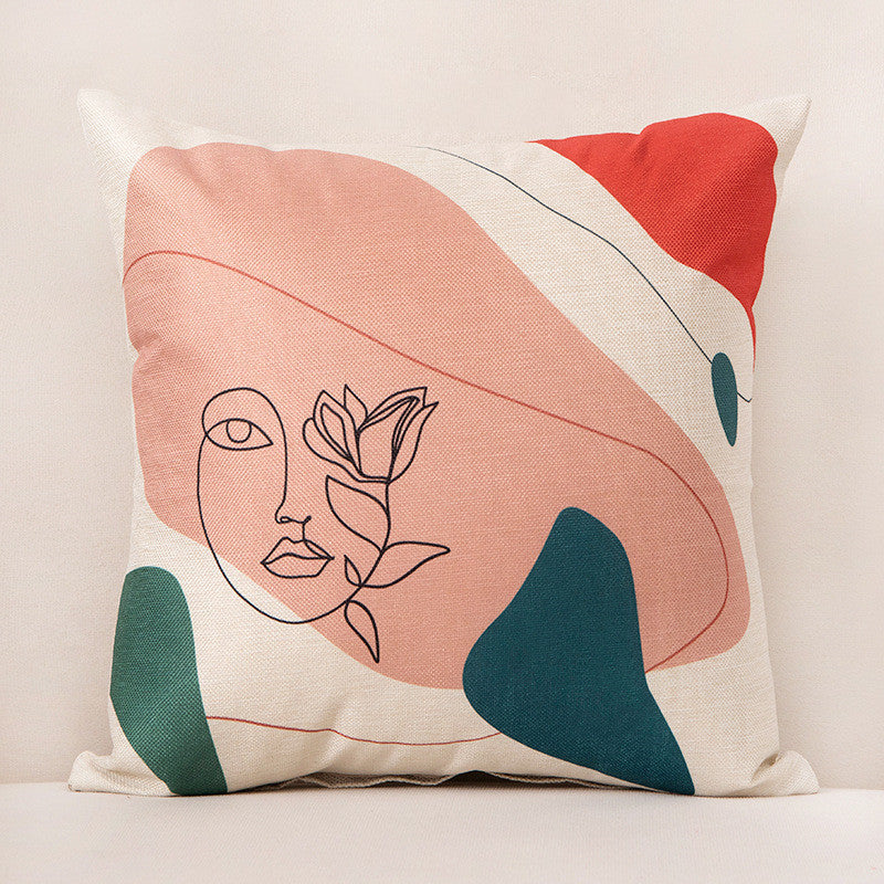 Cushion cover creative stripe decorative surface pillowcase