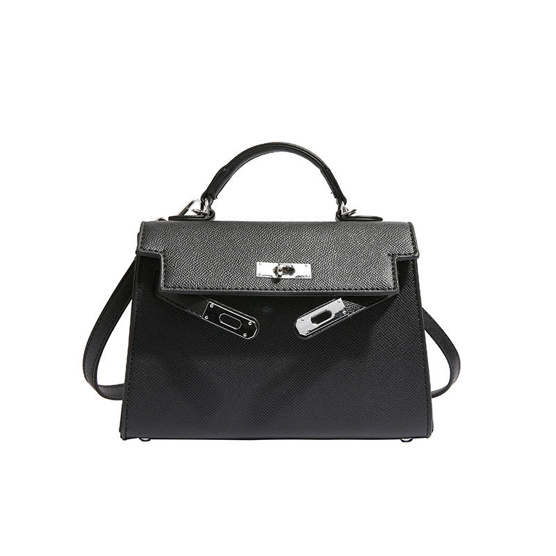 Women's Square Shoulder Bag - Classic PU Leather Handbag