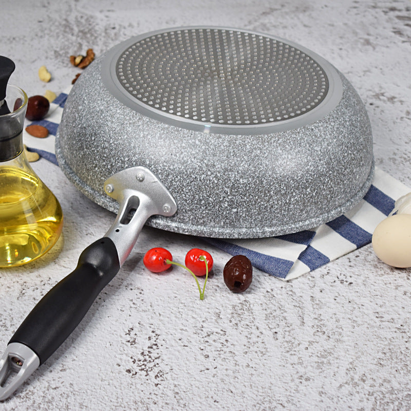 Professional Non-Stick Wok Pan - Aluminum Alloy with Magnetic Induction Base