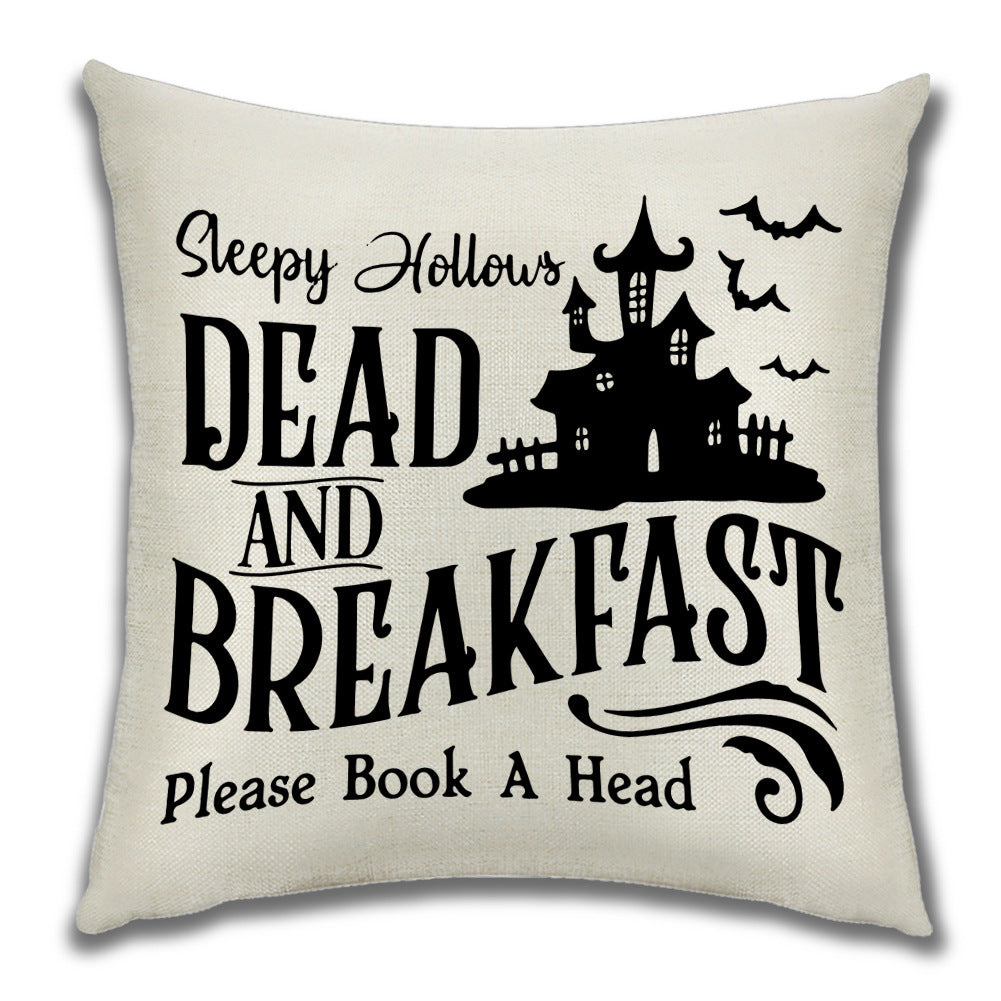 Cartoon Pumpkin Castle Sofa Cushion Cushion Pillowcase