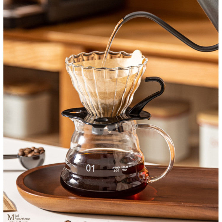 High borosilicate glass coffee pot