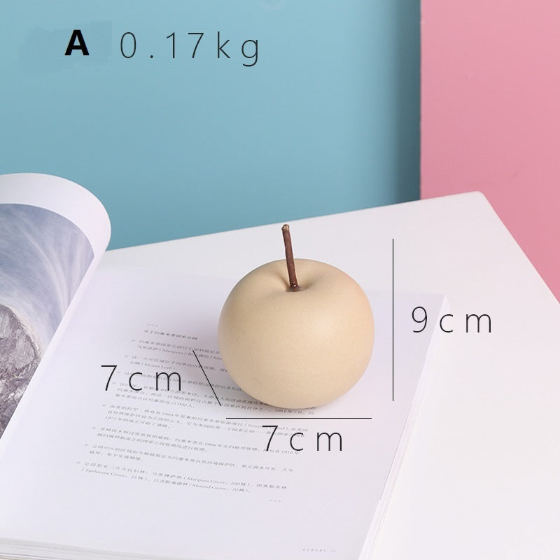 Premium Nordic Town Apple Series - Christmas Ceramic Home Decoration