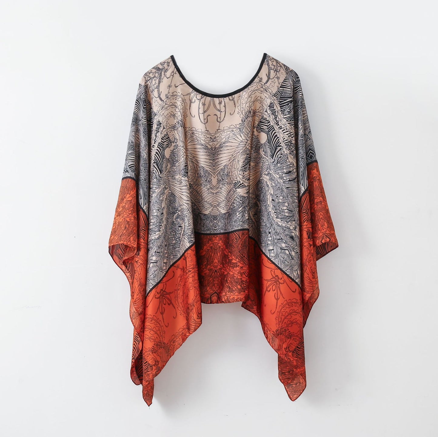 Pullover Shawl Outerwear Cover-up - Multifunctional Scarf Wrap