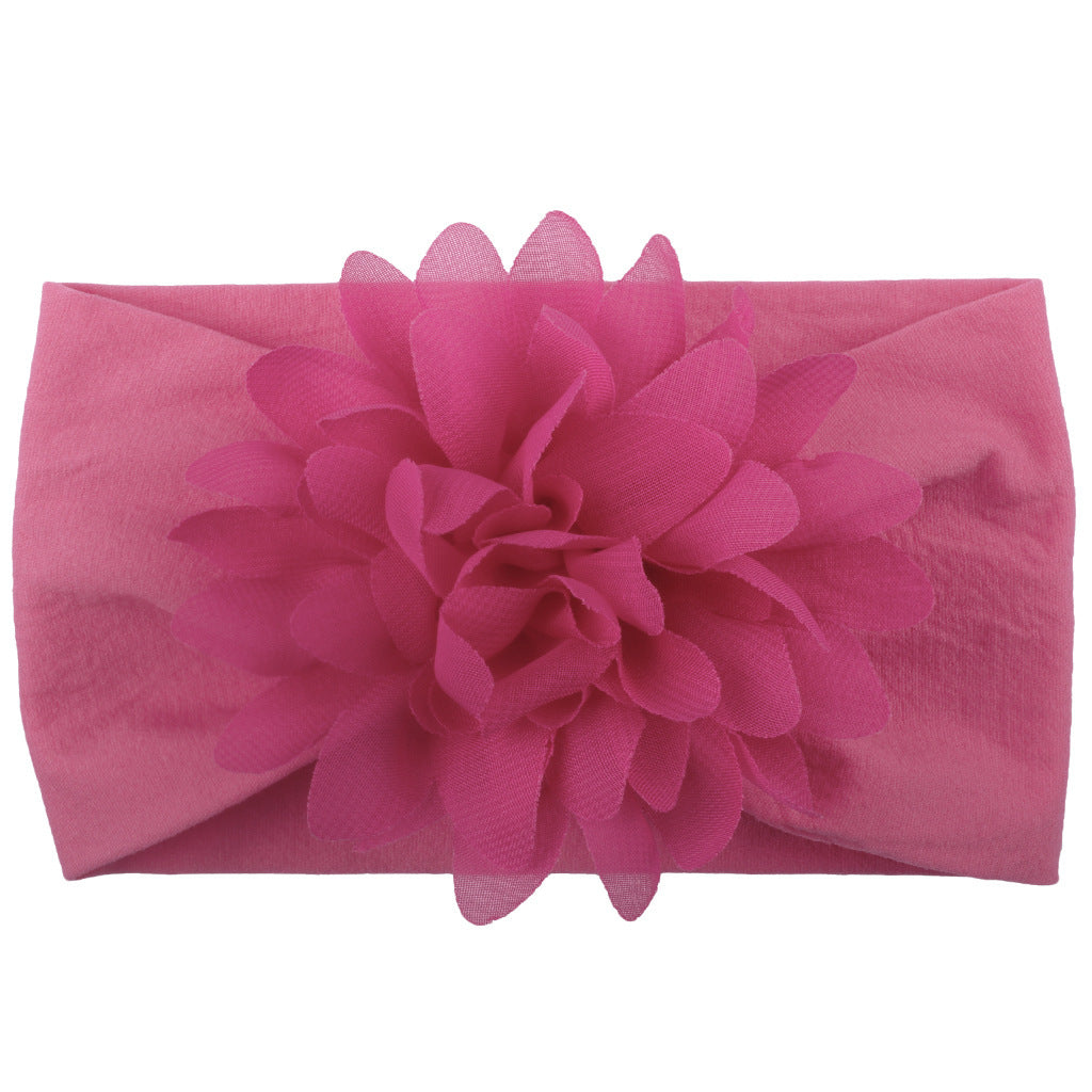 Chiffon Flower Baby Headband - Cute Princess Hair Accessories for Infant Girls