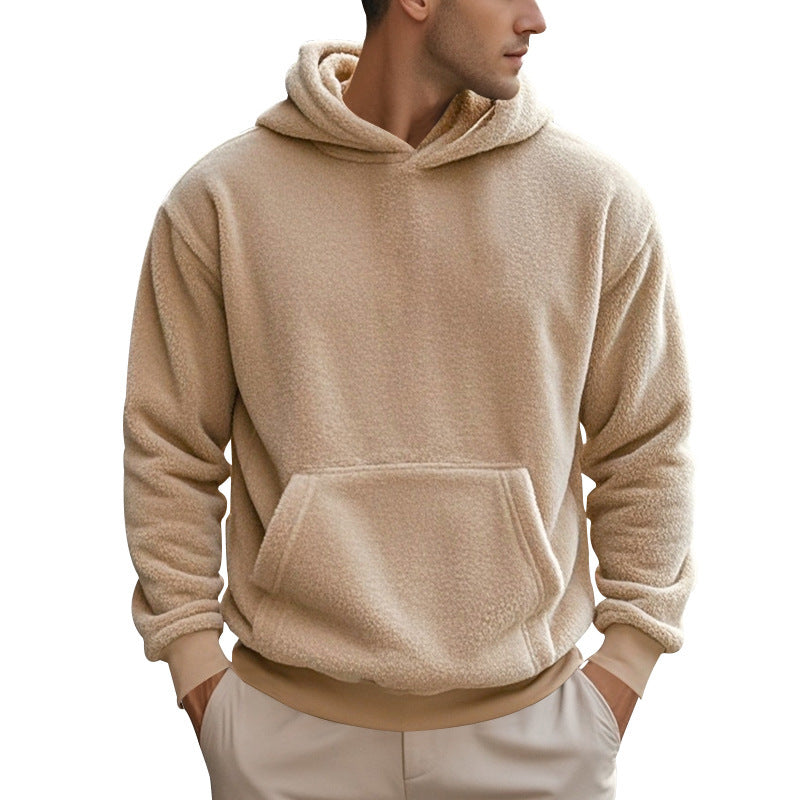 Men's Double-Sided Velvet Loose Sweater - Premium Soft Comfort Top