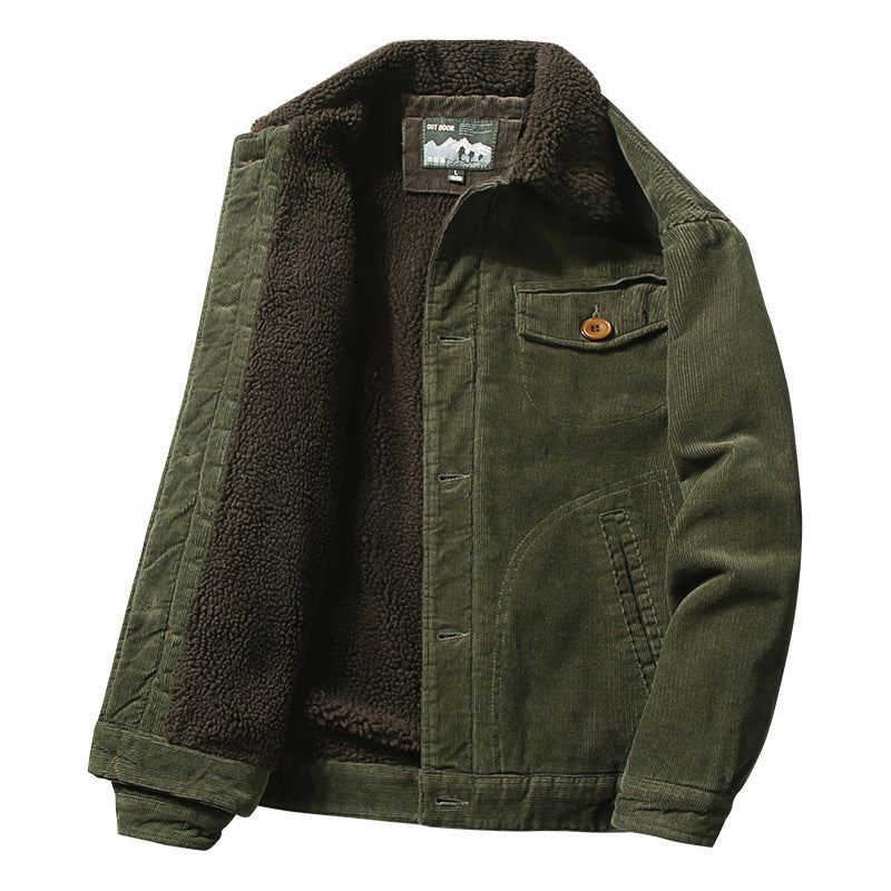 Men's Stand Collar Casual Warm Cotton Coat - Winter Comfort Jacket