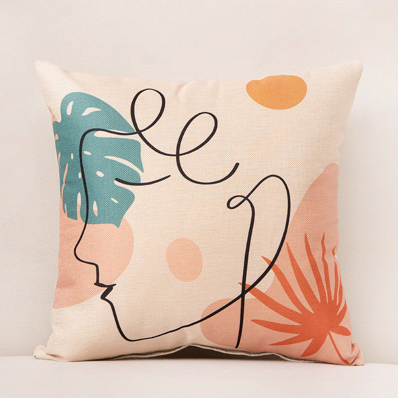 Cushion cover creative stripe decorative surface pillowcase