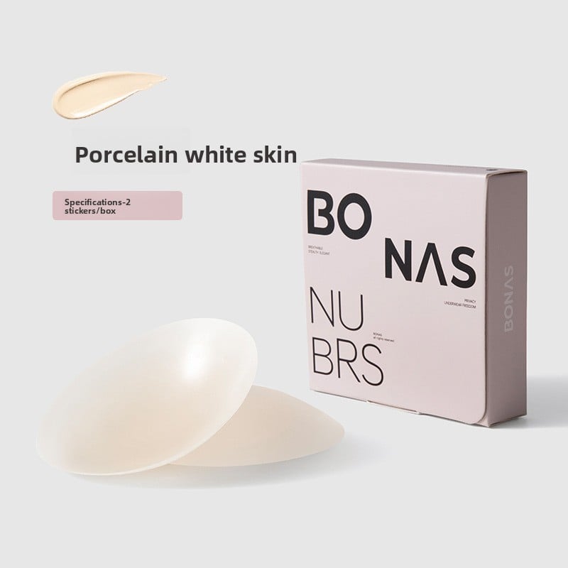 Bones Ultra-thin Silicone Breast Sticker Women's Anti-sagging Breast Sticker Small Chest Anti-running Light Sticker Anti-bump Nipple Sticker