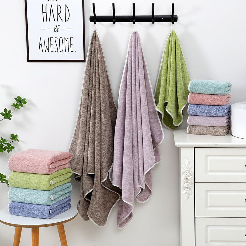 Luxury Coral Fleece Bath Towel - Ultra-Soft Absorbent