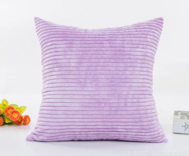 2.5 corn strips corduroy plush plain hug pillowcase cushion set without core