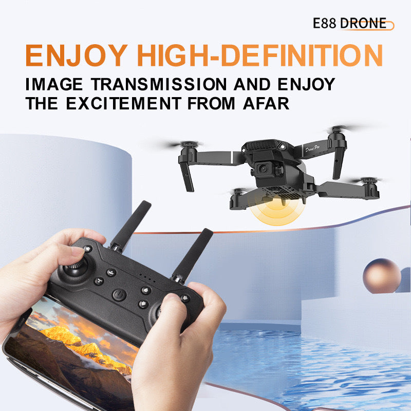 FJE88 Mini Drone - Compact RC Quadcopter with Altitude Hold & Easy Controls