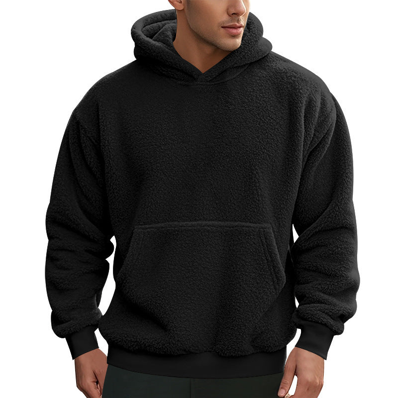 Men's Double-Sided Velvet Loose Sweater - Premium Soft Comfort Top