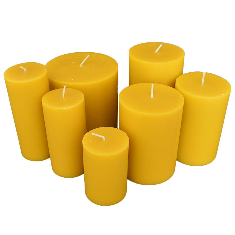 European-style Prayer Temple Yoga Natural Beeswax Candles