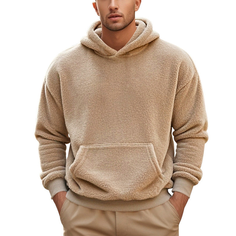 Men's Double-Sided Velvet Loose Sweater - Premium Soft Comfort Top