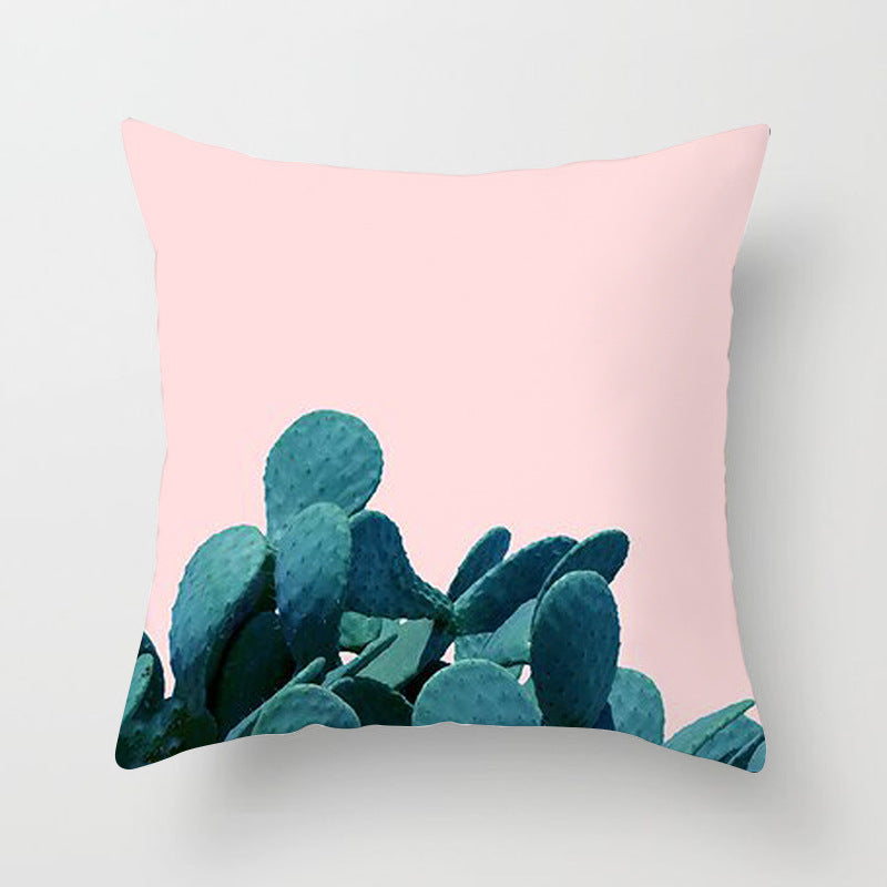 Printed Pillowcase Car Cushion Cover - Decorative Throw Pillow for Vehicle and Home