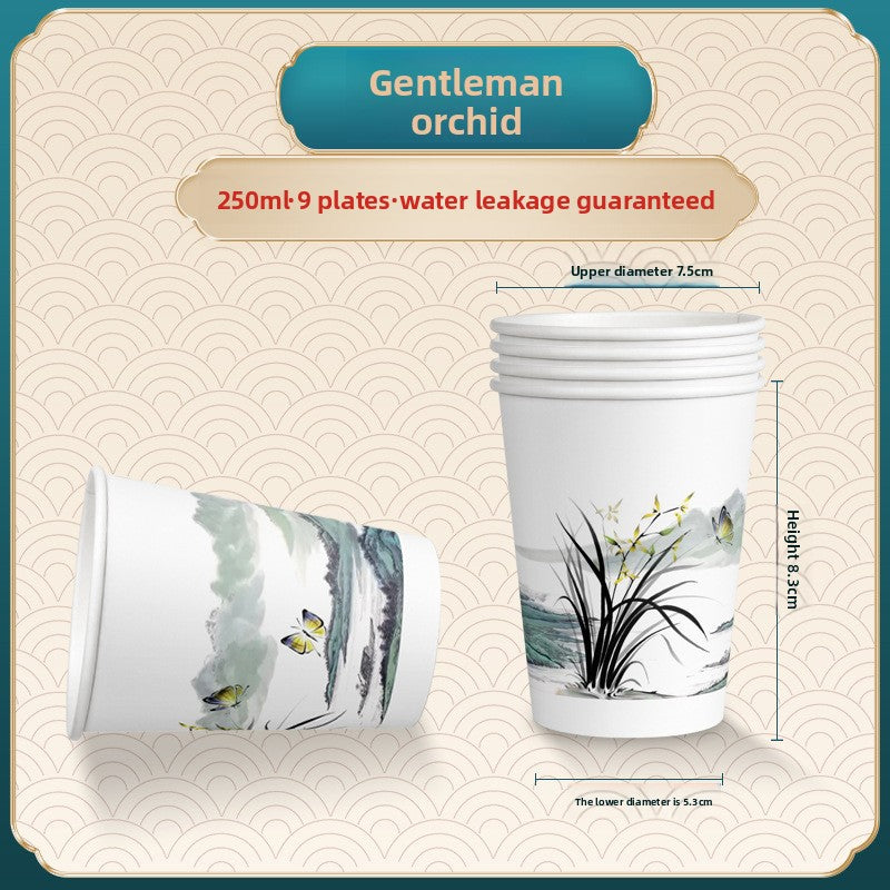 Heavy-Duty Disposable Cups - Extra Thick Durable 250ml Bulk Pack