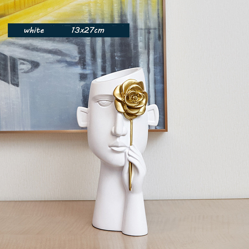 Premium Art Light Luxury Vase - Modern Home Decoration Centerpiece