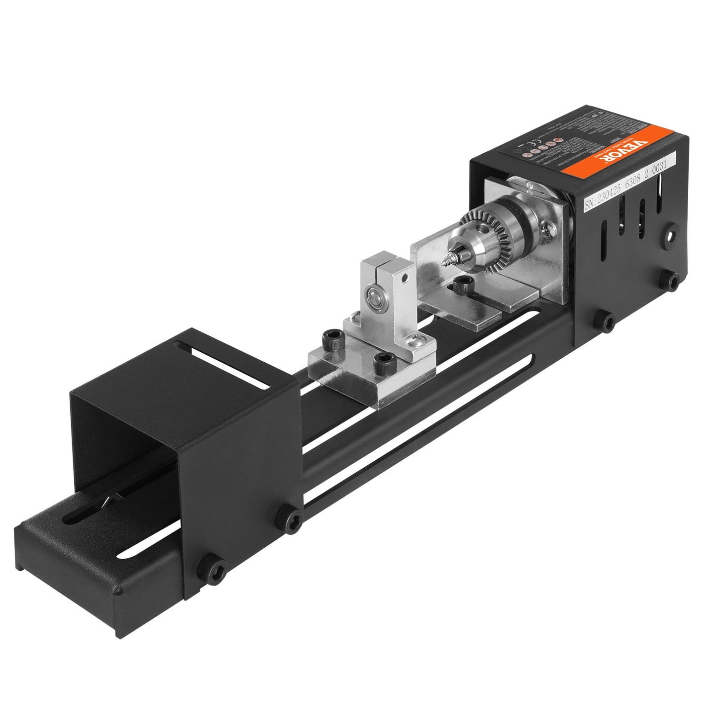 Mini Lathe Machine, 2.76 In X 6.3 In, 24VDC 96W Mini Wood Lathe Tools Milling Machine Accessories,