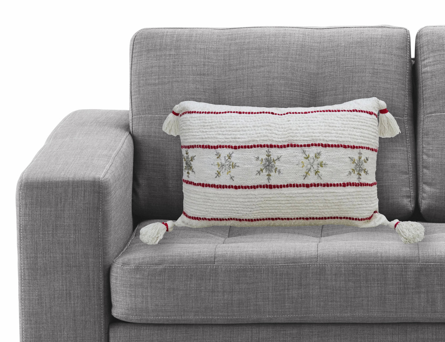 Oreiller décoratif de Noël pour les fêtes 14"x 24"