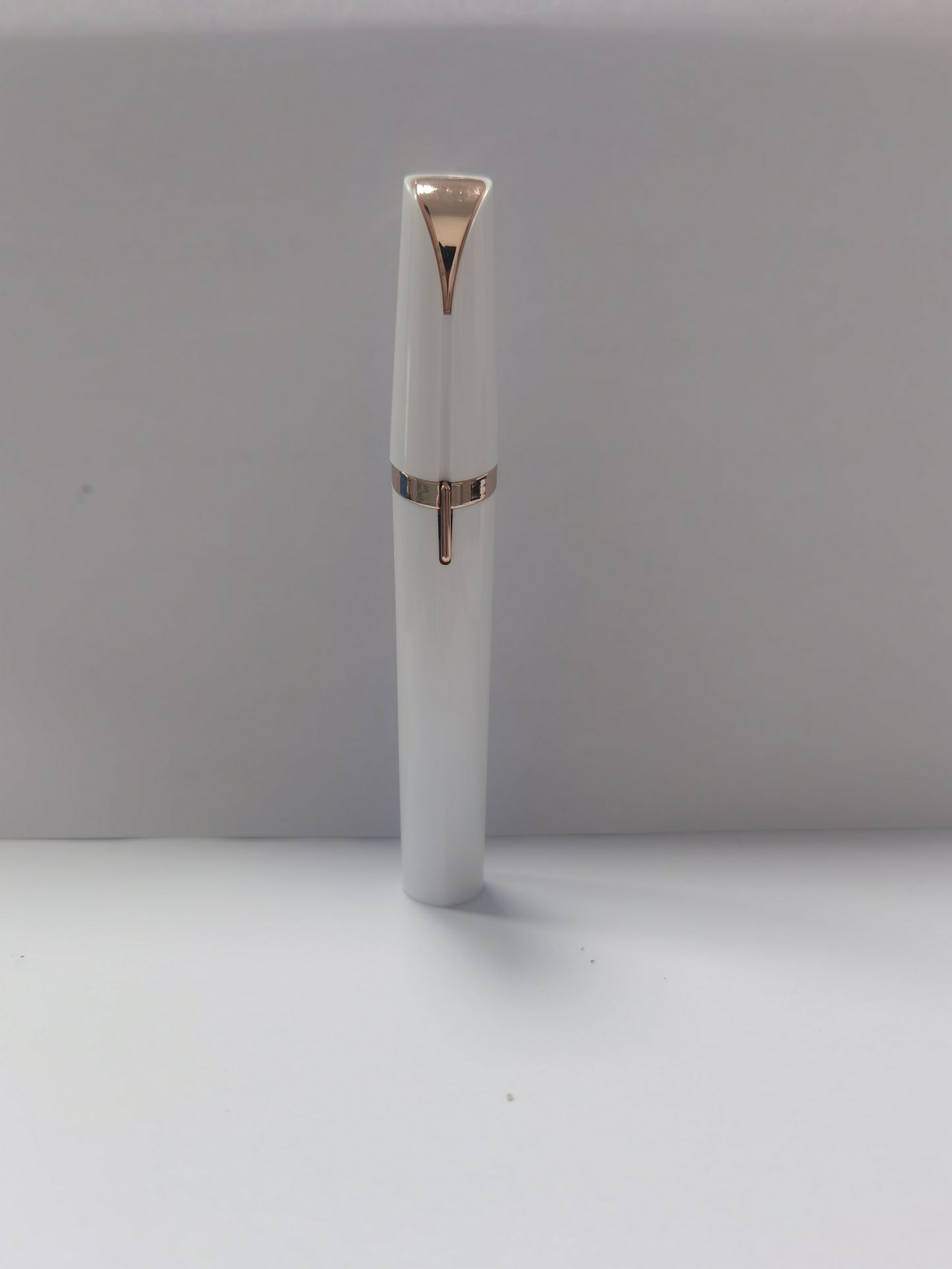 Mini Electric Eyebrow Trimmer - LED Light Painless Hair Remover Lipstick Size