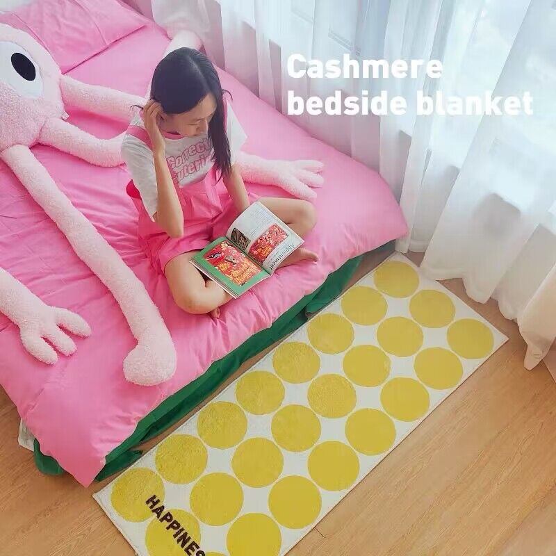 Simple Living Room Sofa Coffee Table Cushion Bedroom Bedside Blanket