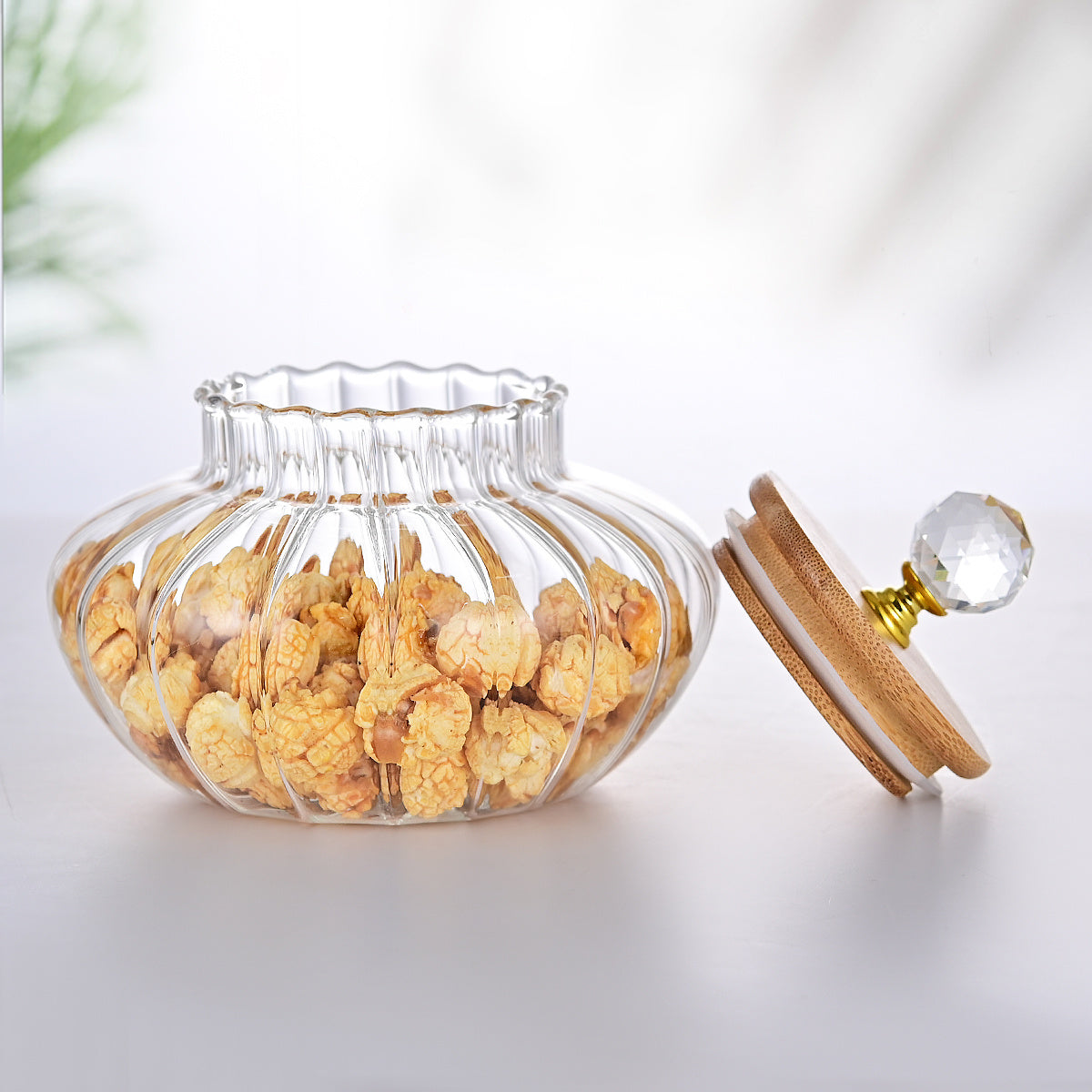Borosilicate Glass Storage Jar - Sealed Coffee & Kitchen Container
