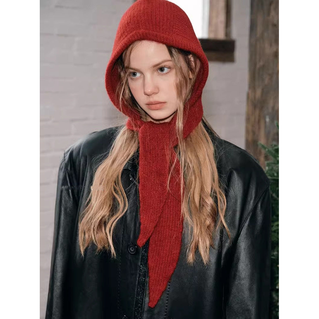 Bandage Warm Balaclava - Retro Pullover Earmuffs Hat
