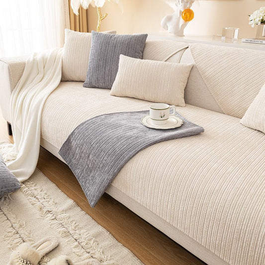 Chenille Sofa Cushion Four Seasons Universal Modern Simple Non-slip