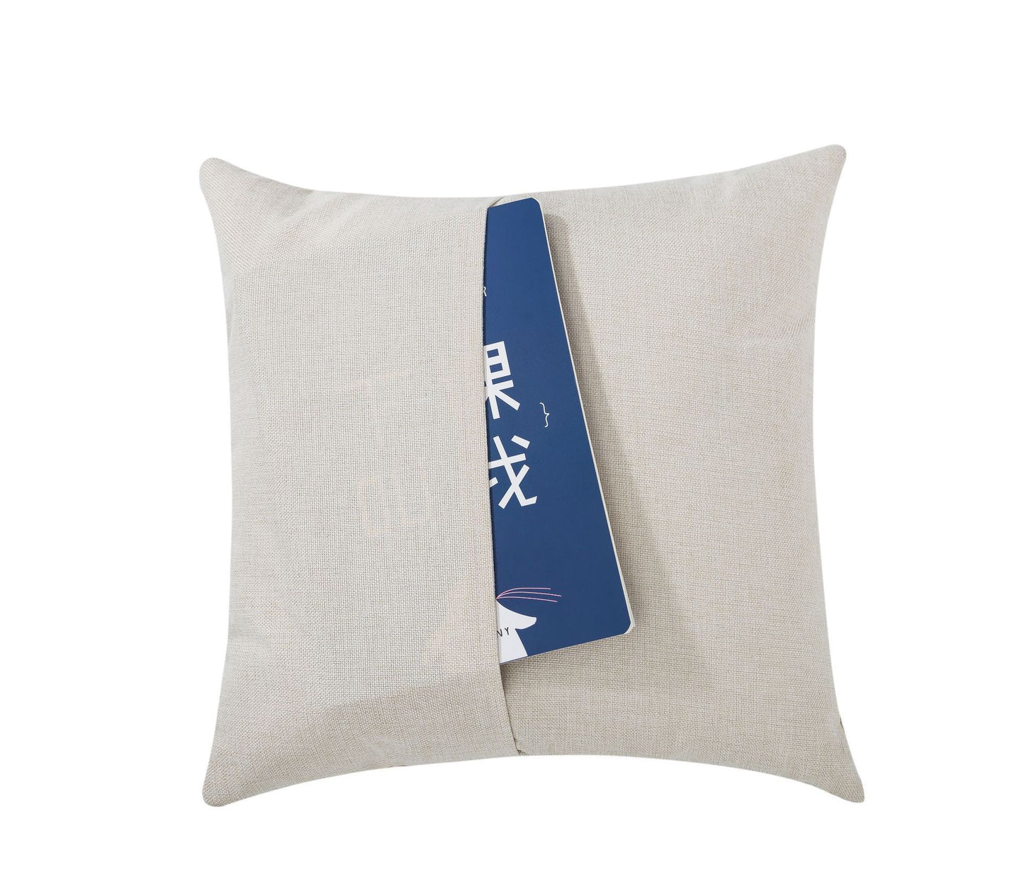 Blank Cushion Cover With Pocket