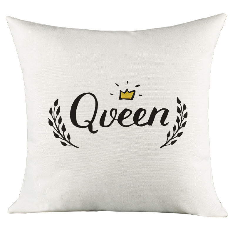 Love Character Language Cushion Celebrity Famous Words Pillow Cover