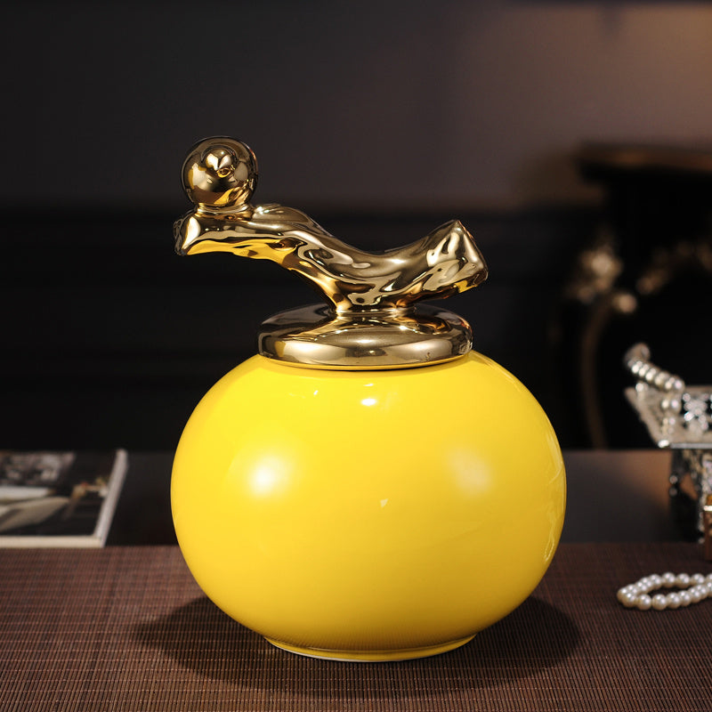 Premium Modern Minimalist Ceramic Home Decoration Ornaments - Contemporary Design