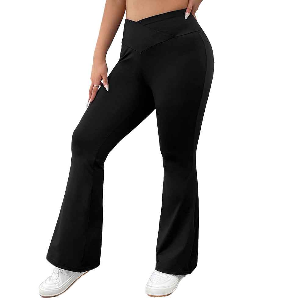 Women's High-Waisted Slim-Fit Bootcut Flare Pants
