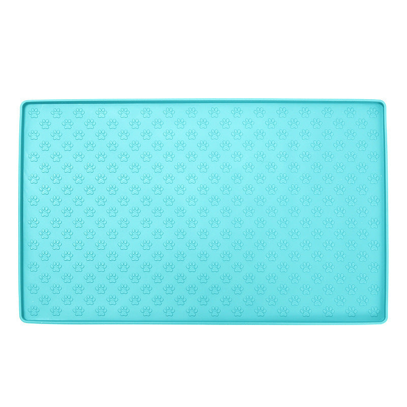 Waterproof Silicone Pet Mat - Easy Clean Dog and Cat Food Placemat for Bowls