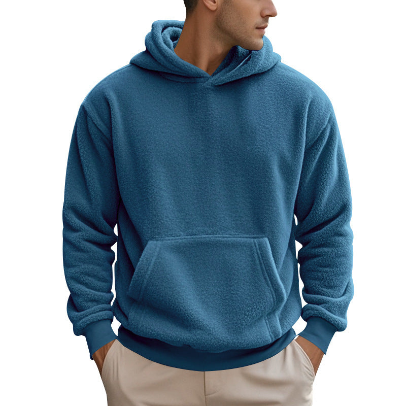 Men's Double-Sided Velvet Loose Sweater - Premium Soft Comfort Top