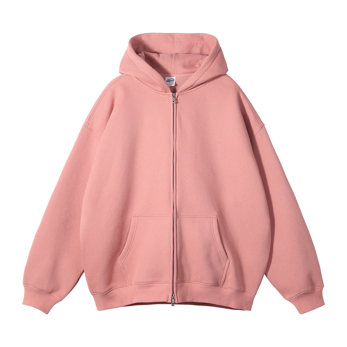 Men's Premium Zippered Hoodie - Comfortable Full-Zip Sweatshirt with Adjustable Hood